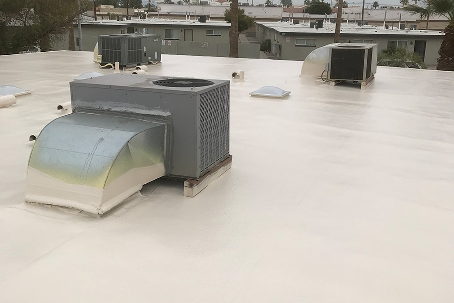 How To Know Your Commercial Foam Roof Is Ready For A Recoat