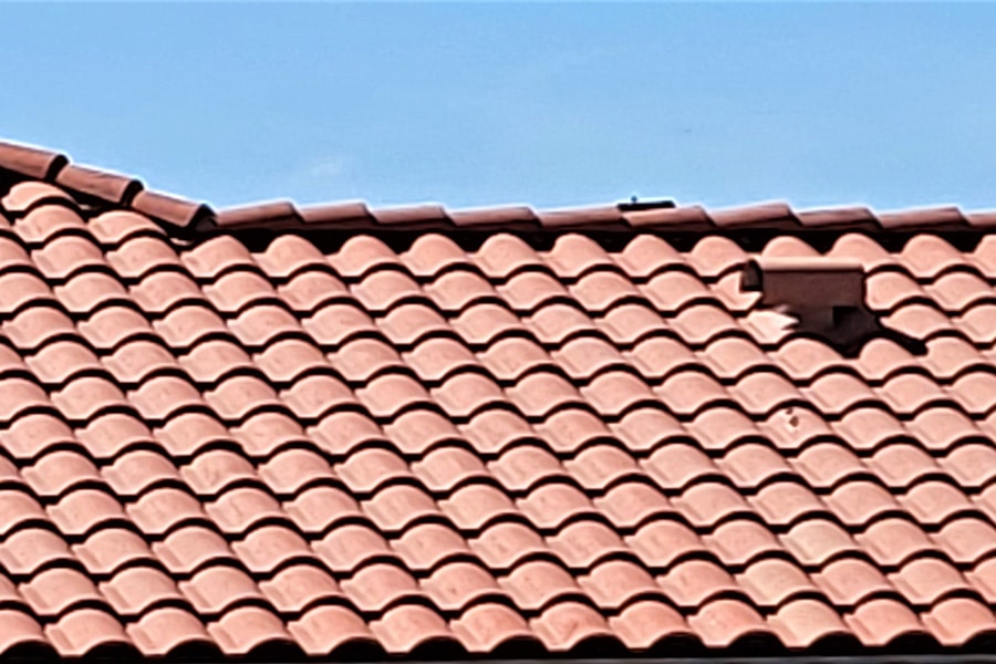 new tile roof installation