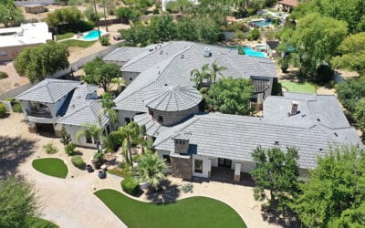 Paradise Valley Home Gets New Flat Tile Roof