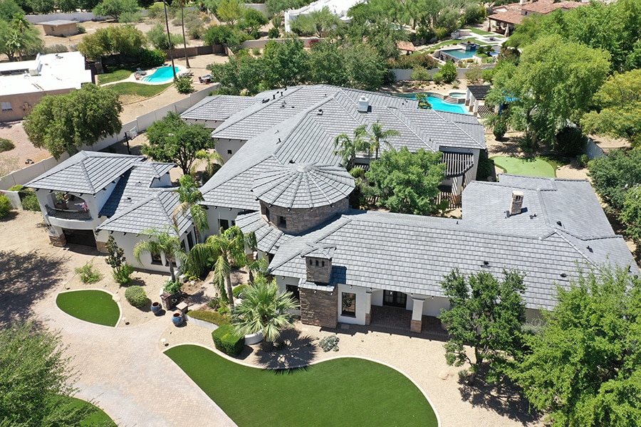 Paradise Valley Home Gets New Flat Tile Roof