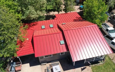 New Red Standing Seam Roof
