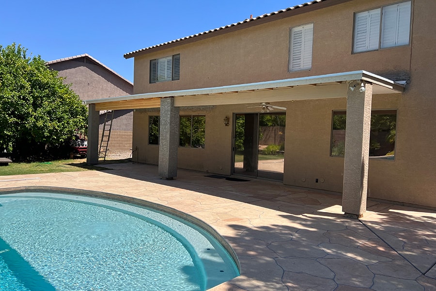 Mesa Home Gets Patio Extension