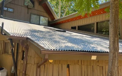 New Corrugated Roof For This Sedona Home