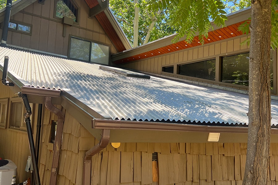 New Corrugated Roof For This Sedona Home