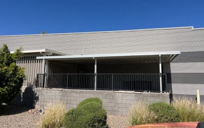 Building Gets New Aluminum Awning